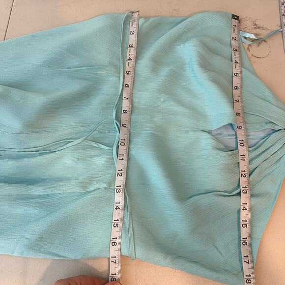 TOCCIN O-Ring Halter Neck Jumpsuit in Mist Size 14 - Picture 7 of 12